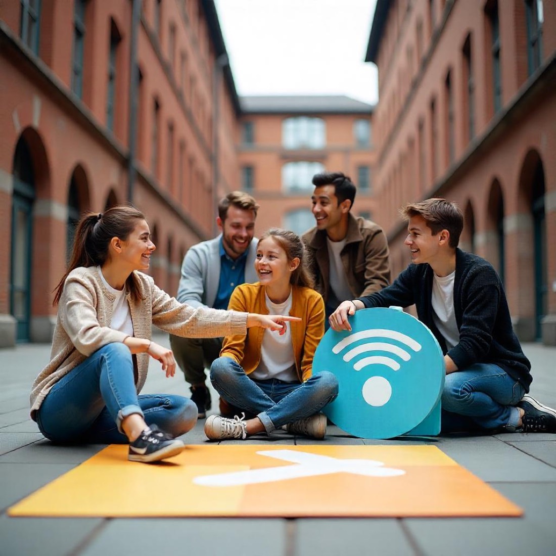 KI-Motiv von Aim Creative: Nachwuchskampagne
